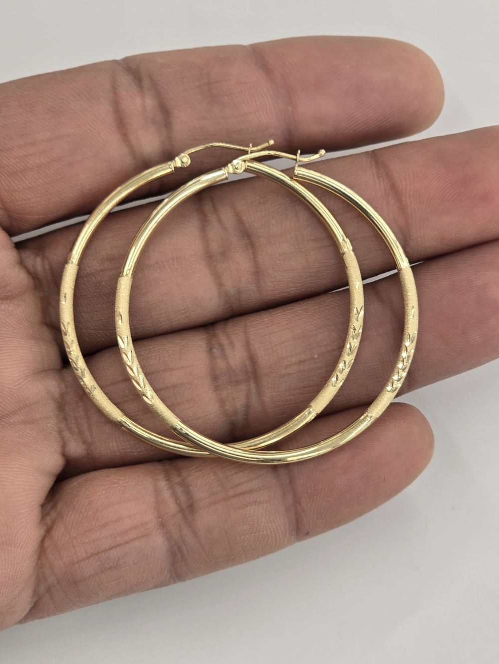 14kt Real Gold Hoop Earring For Women